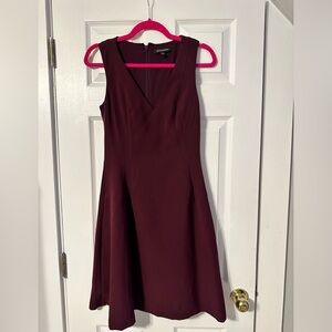 Banana Republic women’s dress, size 4, burgundy. Worn once, good condition.